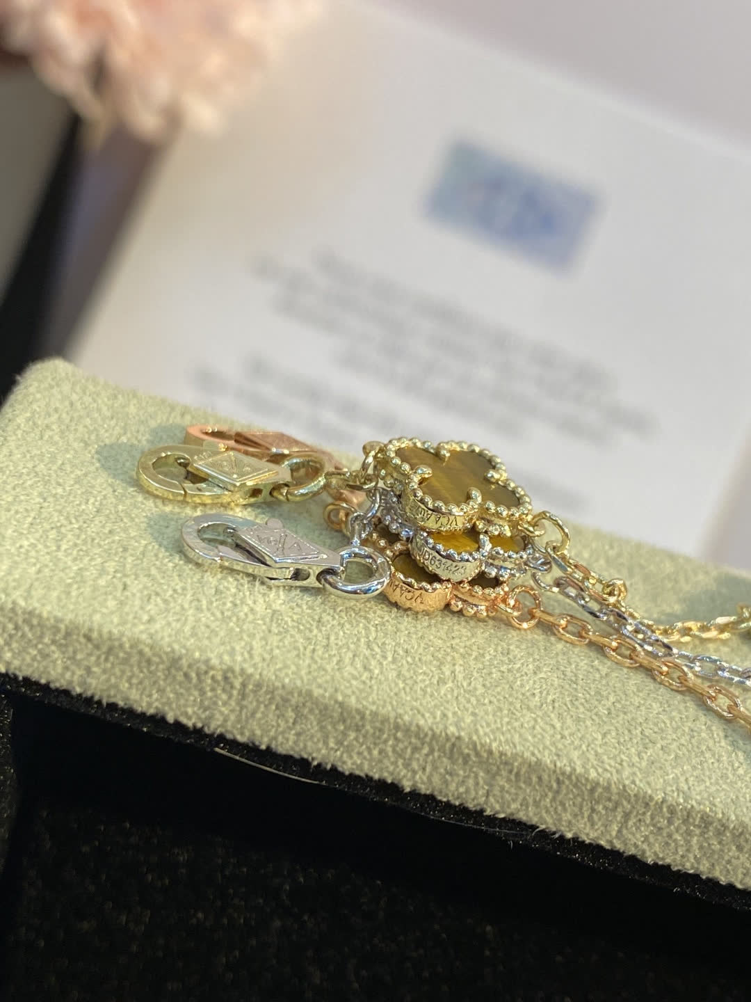 Van Cleef & Arpels Alhambra Yellow Gold Necklace